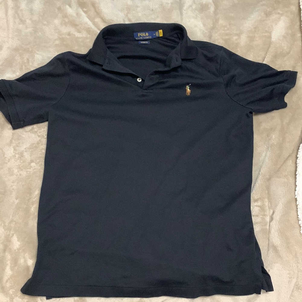 Black Ralph Lauren Classic Fit Polo.